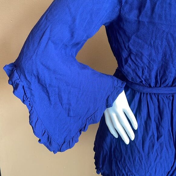 VICI Silvianna Plaid Waist Tie Romper Size Medium - Picture 10 of 16